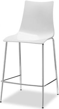 Стул полубарный пластиковый Zebra Antishock Италия