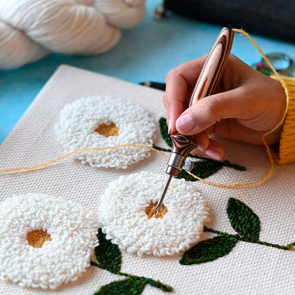 Набор инструментов KnitPro для ковровой вышивки "The Earthy Kit"