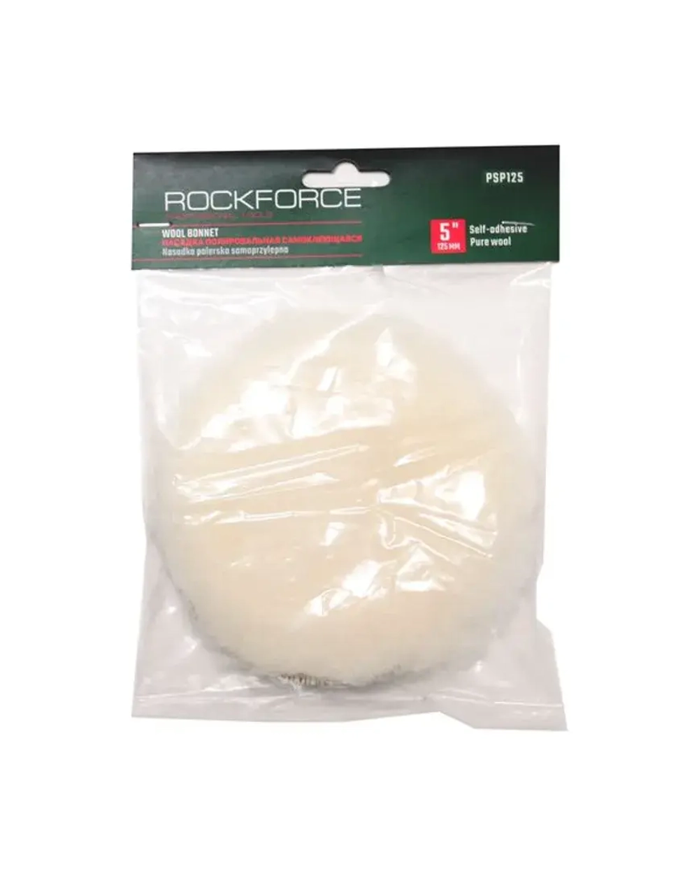 Губка полировальная самоцепляющаяся 125мм RockForce##Rock FORCE RF-PSP125