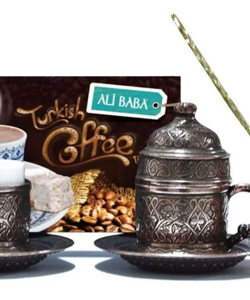 Кофейный сервиз с кофейником и туркой, Ali baba, 100гр