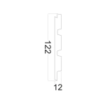 Декоративная панель Kr204SP-12/2.7