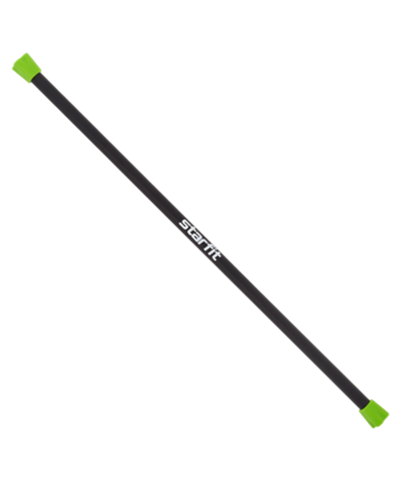 Бодибар BB-301 3 кг, неопреновый, черный/зеленый