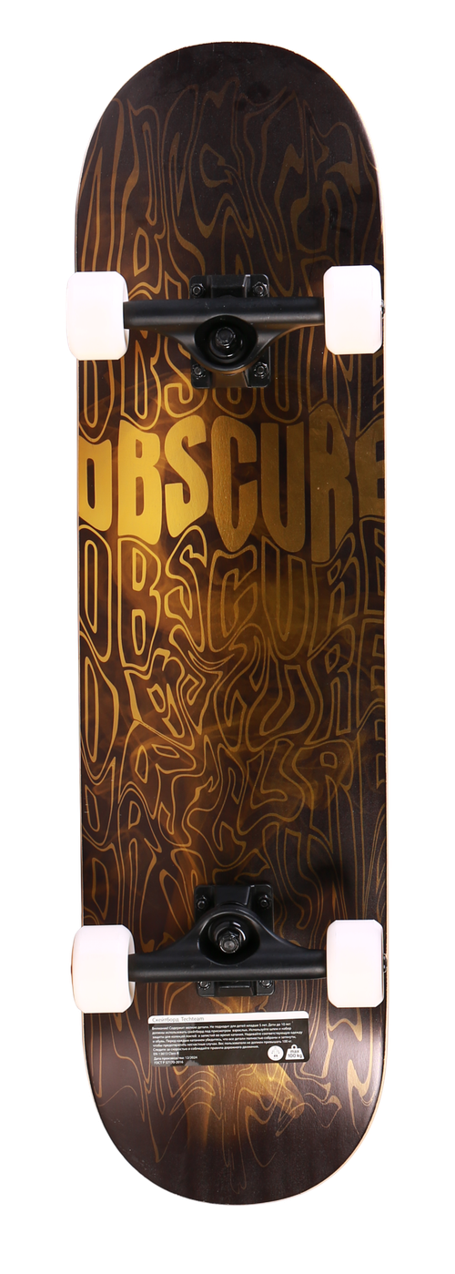 Скейтборд Tech Team Obscure Gold 8,25"