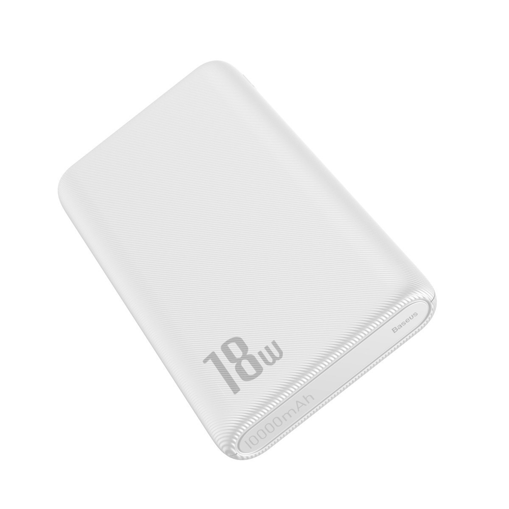 Внешний аккумулятор Baseus Bipow Quick Charge Power Bank PD3.0+QC3.0 18W 10000mAh - White