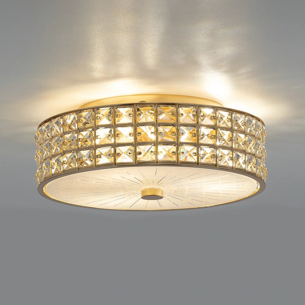 Citilux Портал CL324132 Люстра хрустальная Золото