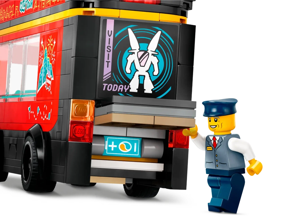 Конструктор LEGO City 60407 Двухэтажный экскурсионный автобус