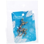 Брошь новогодняя «Gold Podarok - Северный оленёнок», см