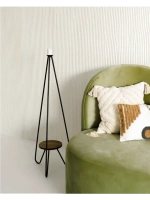 Торшер напольный с абажуром в гостиную современный