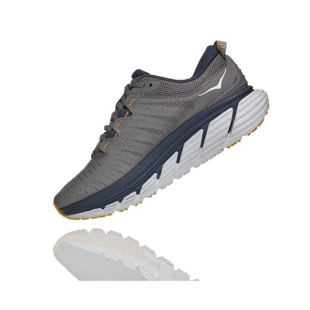 Кроссовки мужские HOKA M GAVIOTA 3 Charcoal Gray / Ombre Blue