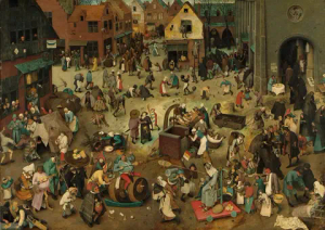Пазл Брейгель «Битва Масленицы и Поста»