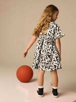 Платье для девочки Next E57-223, Белый, Черный