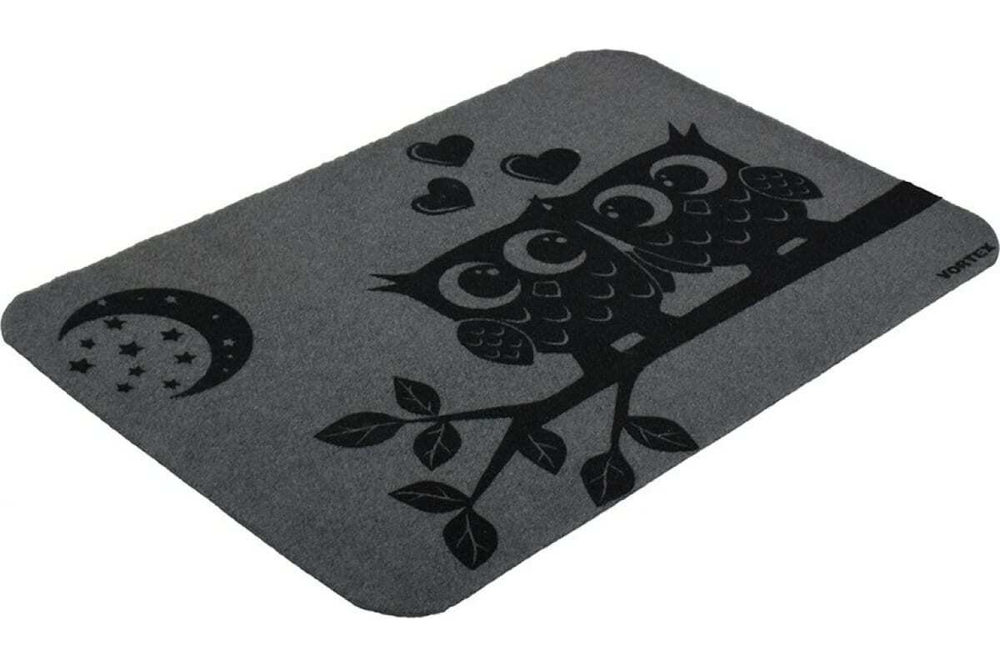 КОВРИК ПРИДВЕРНЫЙ VORTEX ПОД ЛУНОЙ 40*60СМ БЕЗ ПОДЛОЖКИ 24254