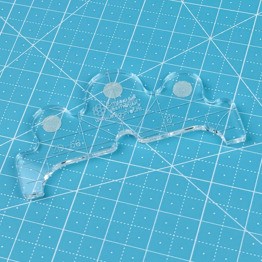 Линейка для стежки №56, 6 мм  (арт. ZD-56)