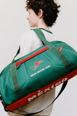 ZARA СПОРТИВНАЯ СУМКА-БОУЛИНГ JOMA© MUNDIAL MÉXICO, ЗЕЛЕНЫЙ
