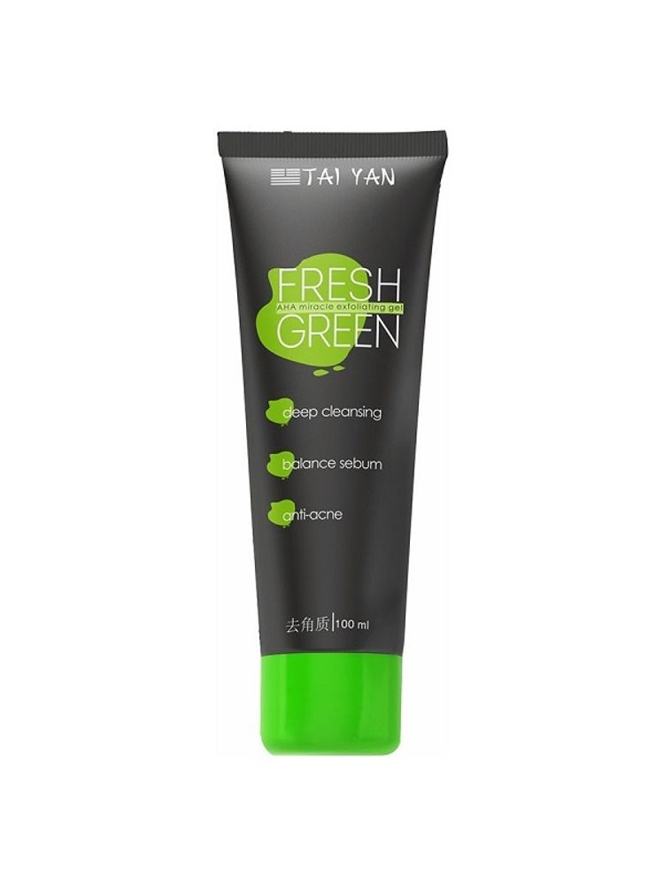 Гель-скатка для лица Tai Yan Fresh Green (АHA-пилинг) 100 мл