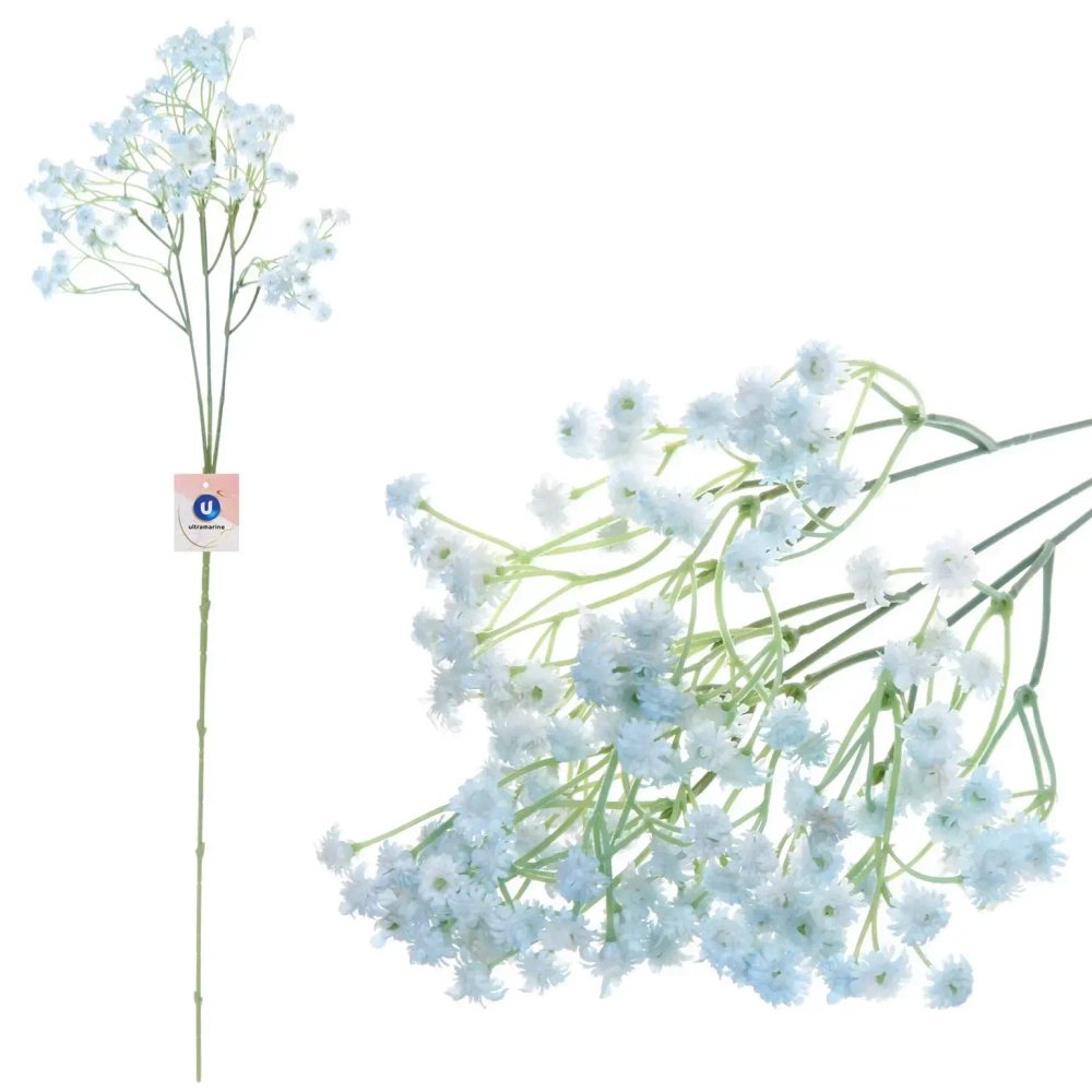 Искусственные цветы «Гипсофила» 66см цвет голубой