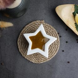 Соусник 25 мл 9,5*8 см h2,5 см Mini Mix Звезда белый фарфор P.L. Proff Cuisine [6]