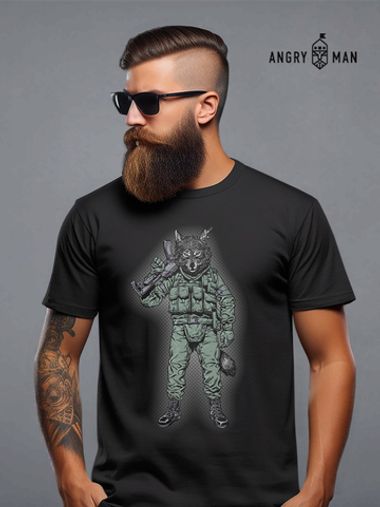 Футболка "Стальной Волк", AngryMan