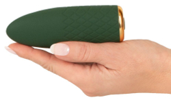 Зеленый мини-вибратор Luxurious Mini Vibrator - 11,5 см.