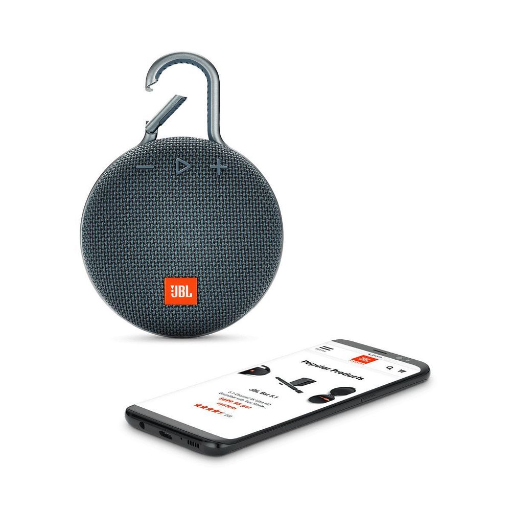 Портативная колонка JBL Clip 3 Blue - 5