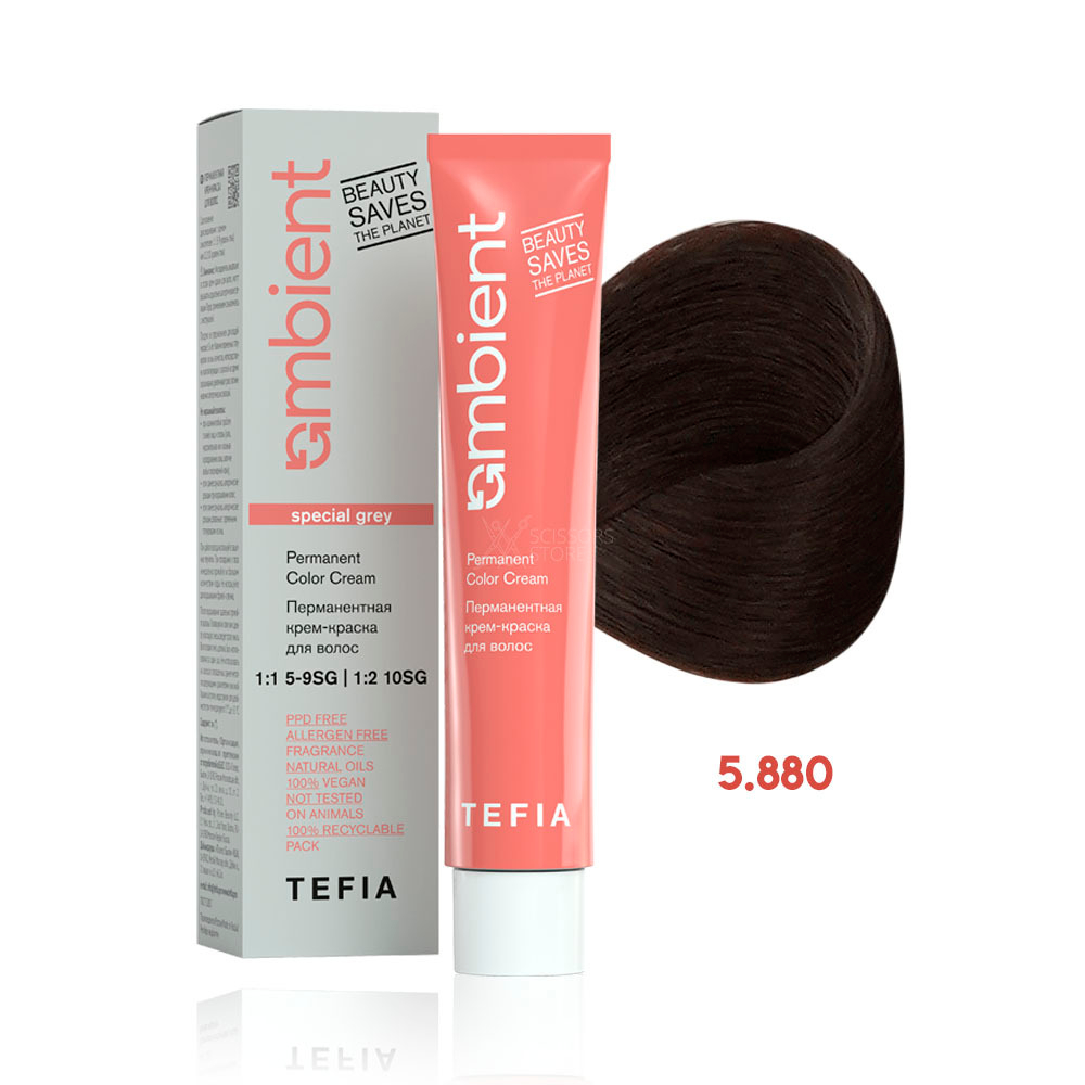 Перманентная крем-краска для волос Ambient, 60 мл
