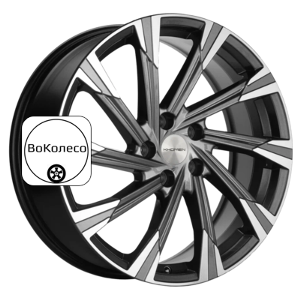 7,5x19/5x114,3 ET48 D67,1 KHW1901 (Tucson) Gray-FP Khomen Wheels