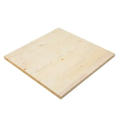 Мебельный щит / площадка лестничная Дом Дерева 1000x1000x40мм Сосна АВ Цельноламельный