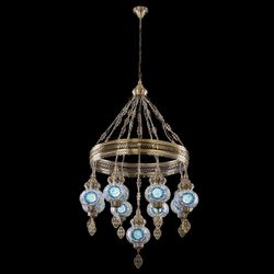 Citilux Каир CL419186 Люстра подвесная Мозаика Синяя