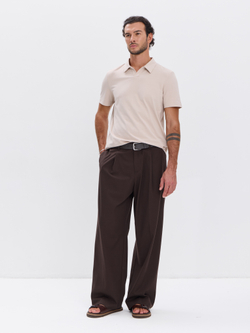 Футболка-поло трикотажная повседневная