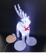 Фигура светодиодная «Оленёнок из сказки» 38*15*58 см, лампы LED, авторежим, 220V, Белый