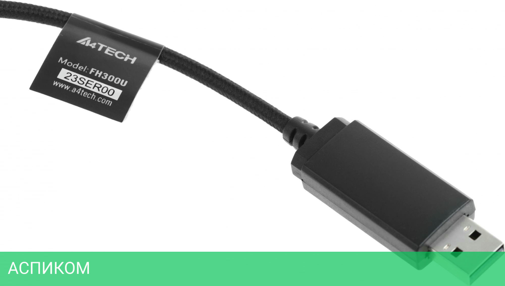 Наушники A4Tech Fstyler FH300U черный