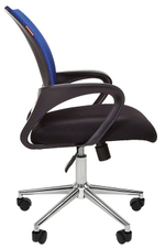 Офисное кресло CHAIRMAN 696 хром, ткань TW/сетчатый акрил