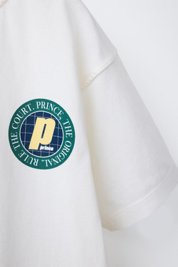 ZARA ФУТБОЛКА С ПРИНТОМ PRINCE ®, БЕЛЫЙ