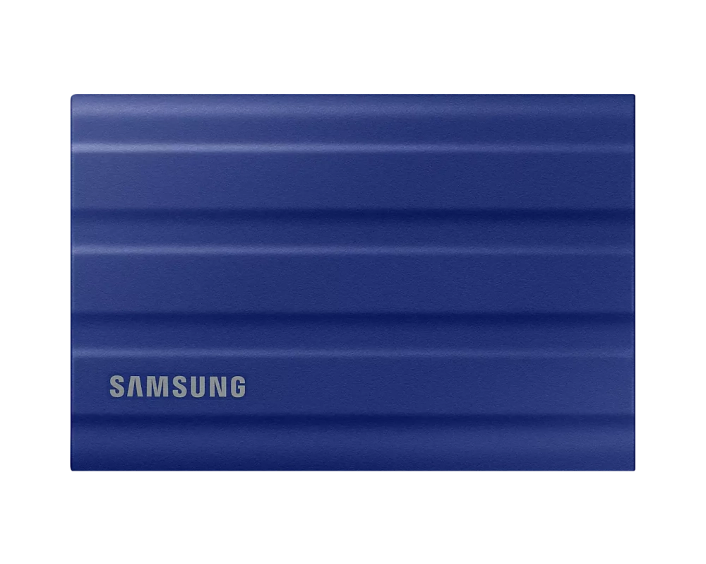 Внешний SSD Samsung 2Tb T7 Shield, USB 3.2 Gen 2 Type-C, синий (MU-PE2T0R/WW)