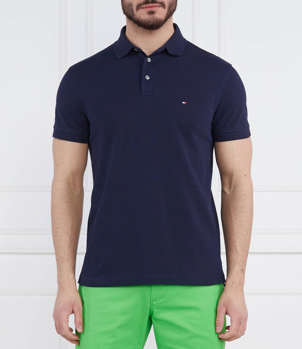 Поло Tommy Hilfiger - темно-синий(MW0MW17771)