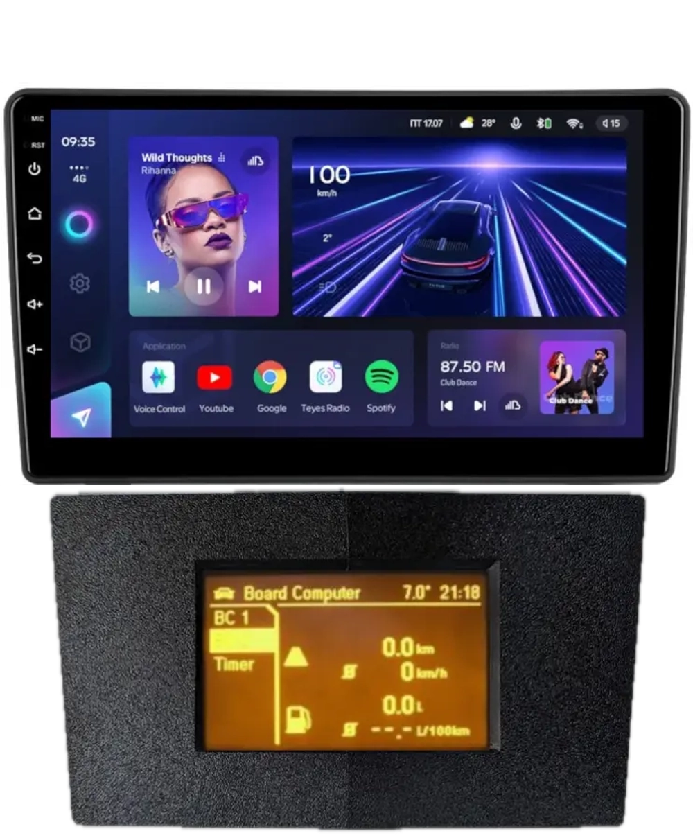 Магнитола для Opel Astra H (перенос БК вниз, черная) - Teyes CC3 Android 10, ТОП процессор, 4/32 Гб, CarPlay, SIM-слот