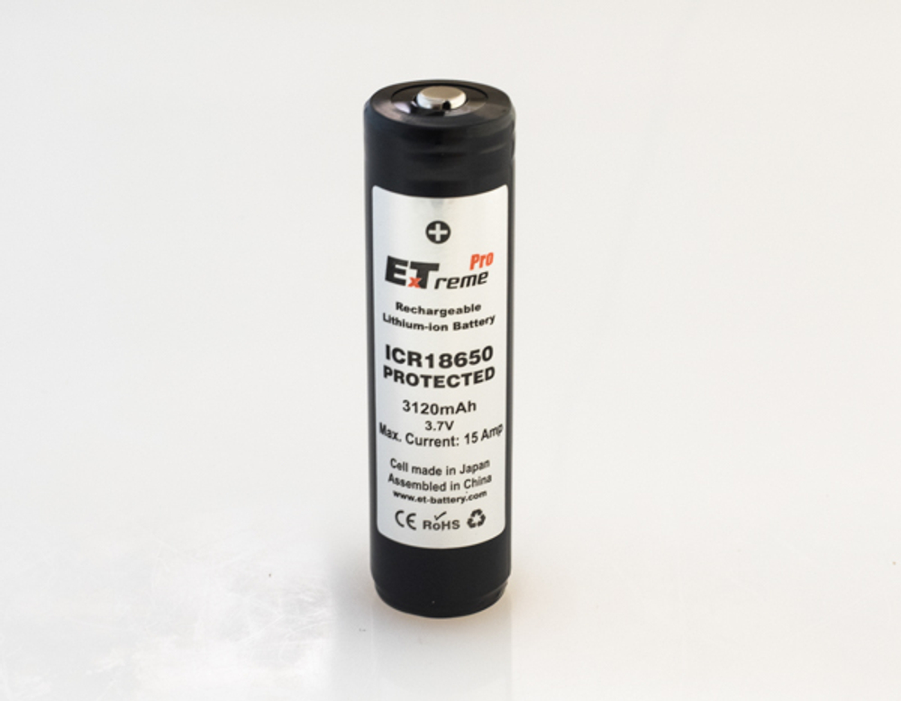 Аккумулятор ET ICR18650-15A Protected