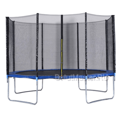 Батут с сеткой и лестницей, диаметр 16 фт