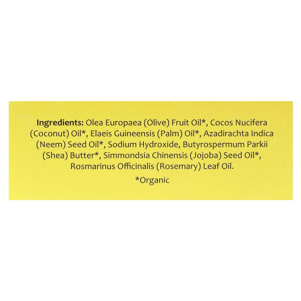 Organix South, TheraNeem Naturals, Neem Therapé, очищающее мыло, максимальная сила действия, 113 г (4 унции)