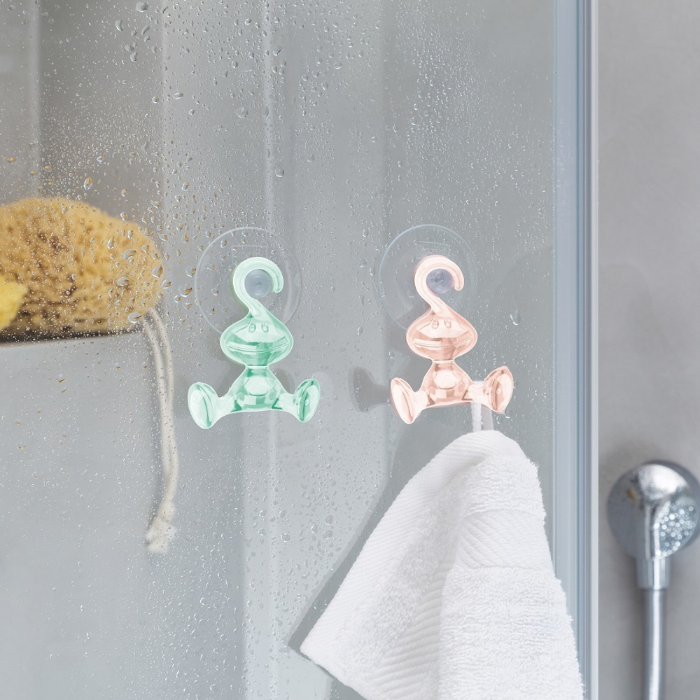 Крючок для душа настенный moritz, серый