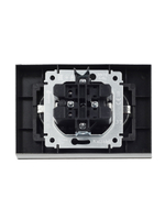 BRITE Розетка 2-местная с заземлением с защитными шторками 16А в сборе РСш12-3-БрШ шампань IEK