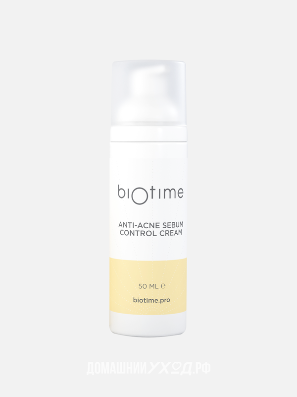 Себорегулирующий крем анти-акне Anti-Acne Sebum Control Cream, Biotime, 50 мл