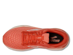 Кроссовки для бега женские Brooks Ghost 16 Оранжево-Белые
