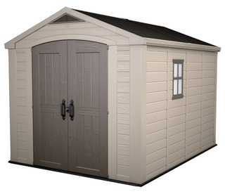 Пластиковый сарай Keter Factor 8x11, бежевый (размеры 248 х 326 см)