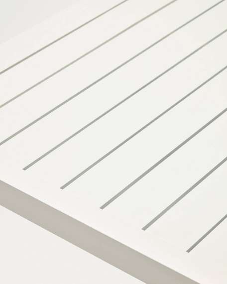 Culip Алюминиевый уличный стол с порошковым покрытием белого цвета 180 x 90 см