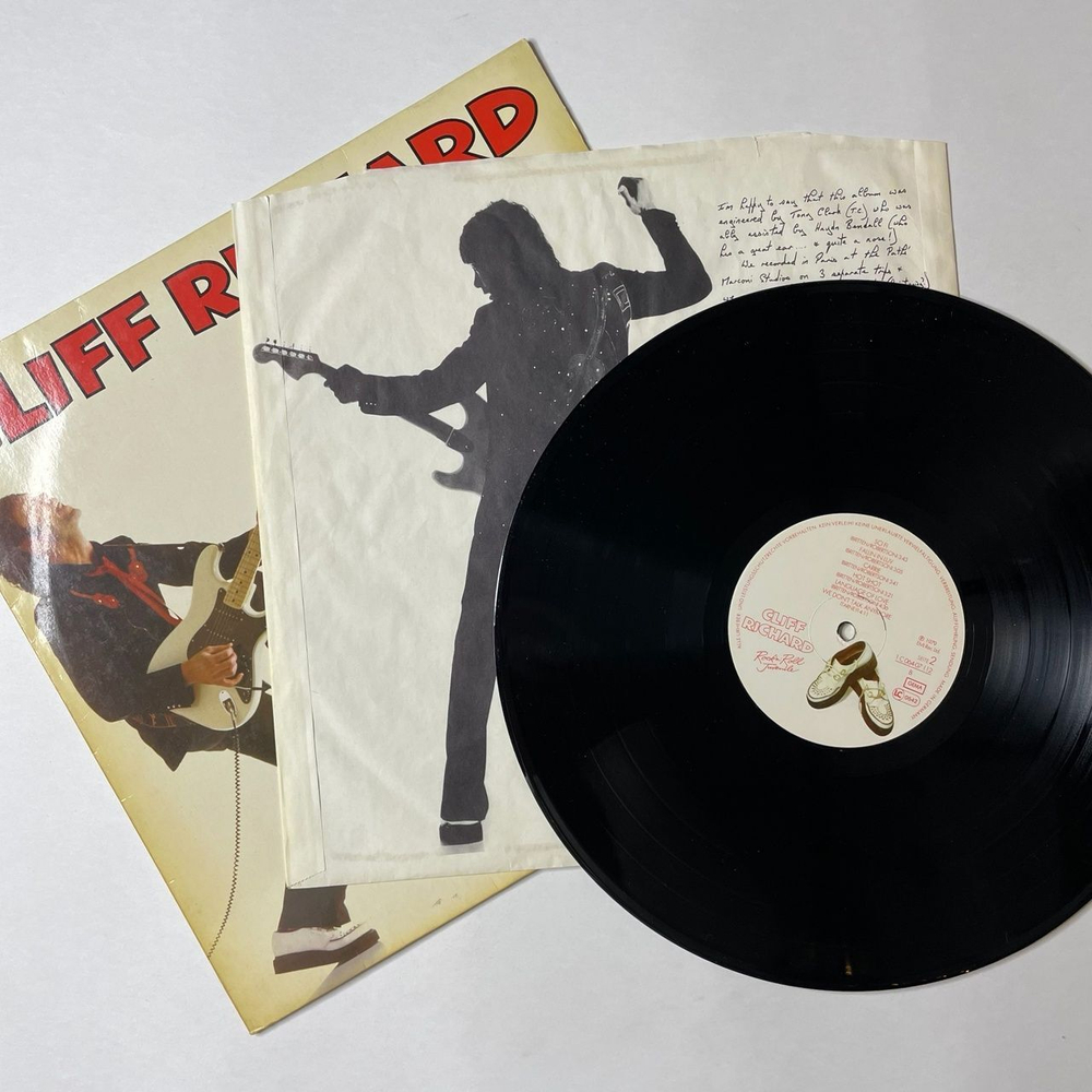 Винтажная виниловая пластинка LP Cliff Richard Rock N Roll Juvenile (Germany 1979)