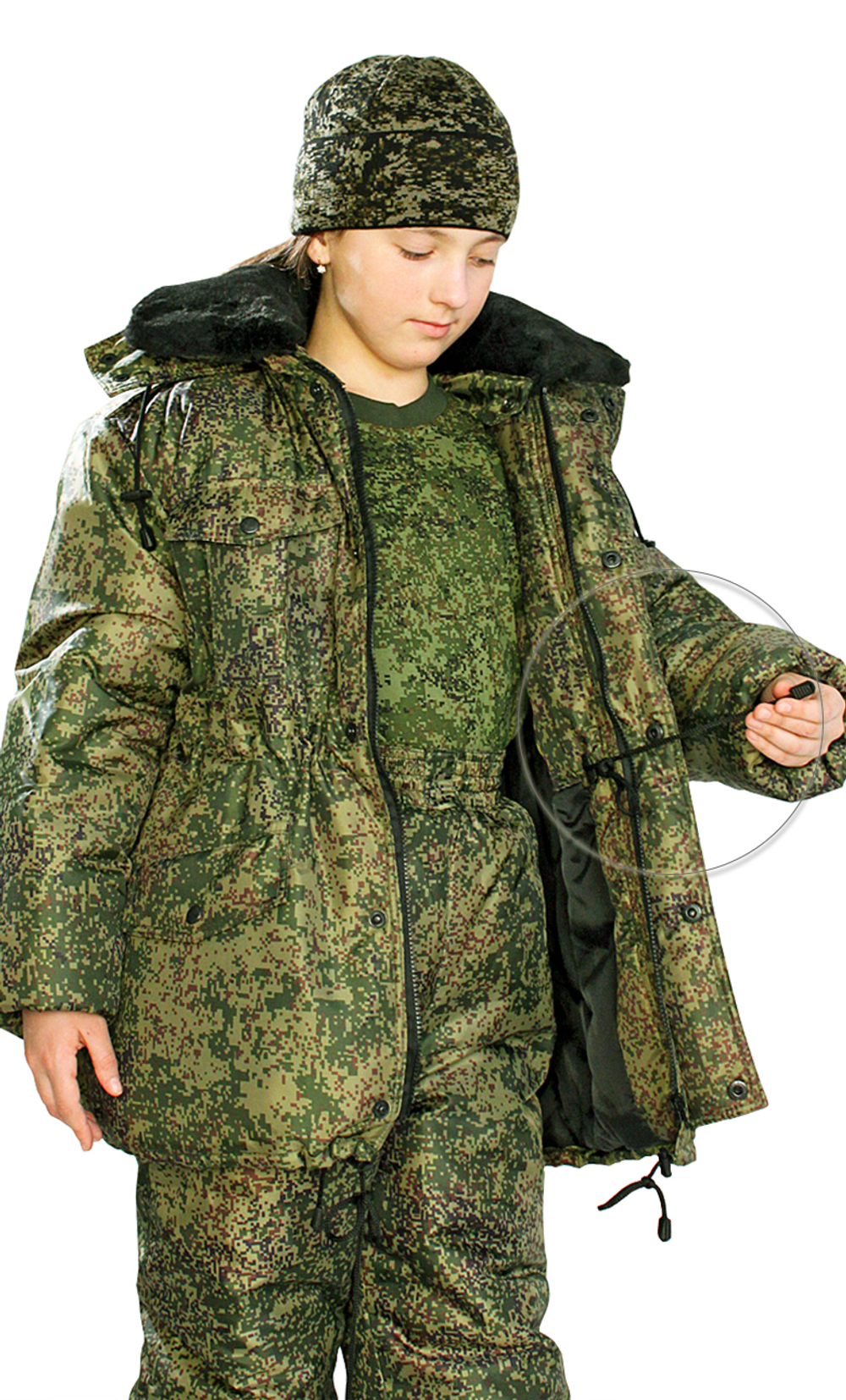 Куртка детская "Зима" цв. Цифра