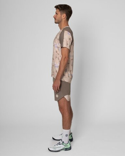 ОДЕЖДА ДЛЯ ТЕННИСА Мужская, Футболка BIDI BADU PARIS 2025 V NECK .