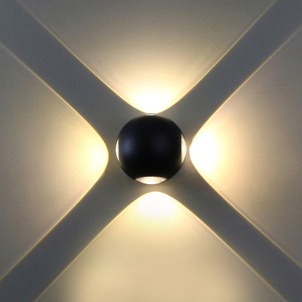 Wall design lamp  15 by Delta Light (Black ,  quadruple)