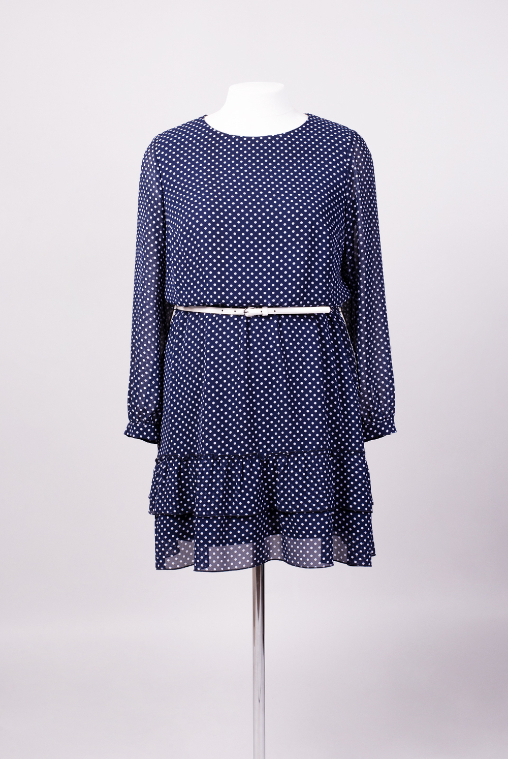 Платье женское 1454АПБ, горох #284Гп051454А